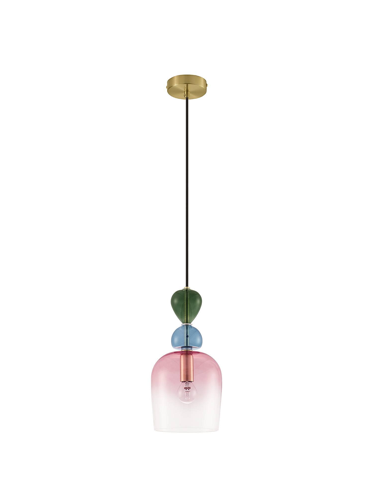 Murano Typ B Pendelleuchte Aluminium 1-flammig 2