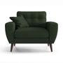 Sessel Gallieni Samt Grün  0