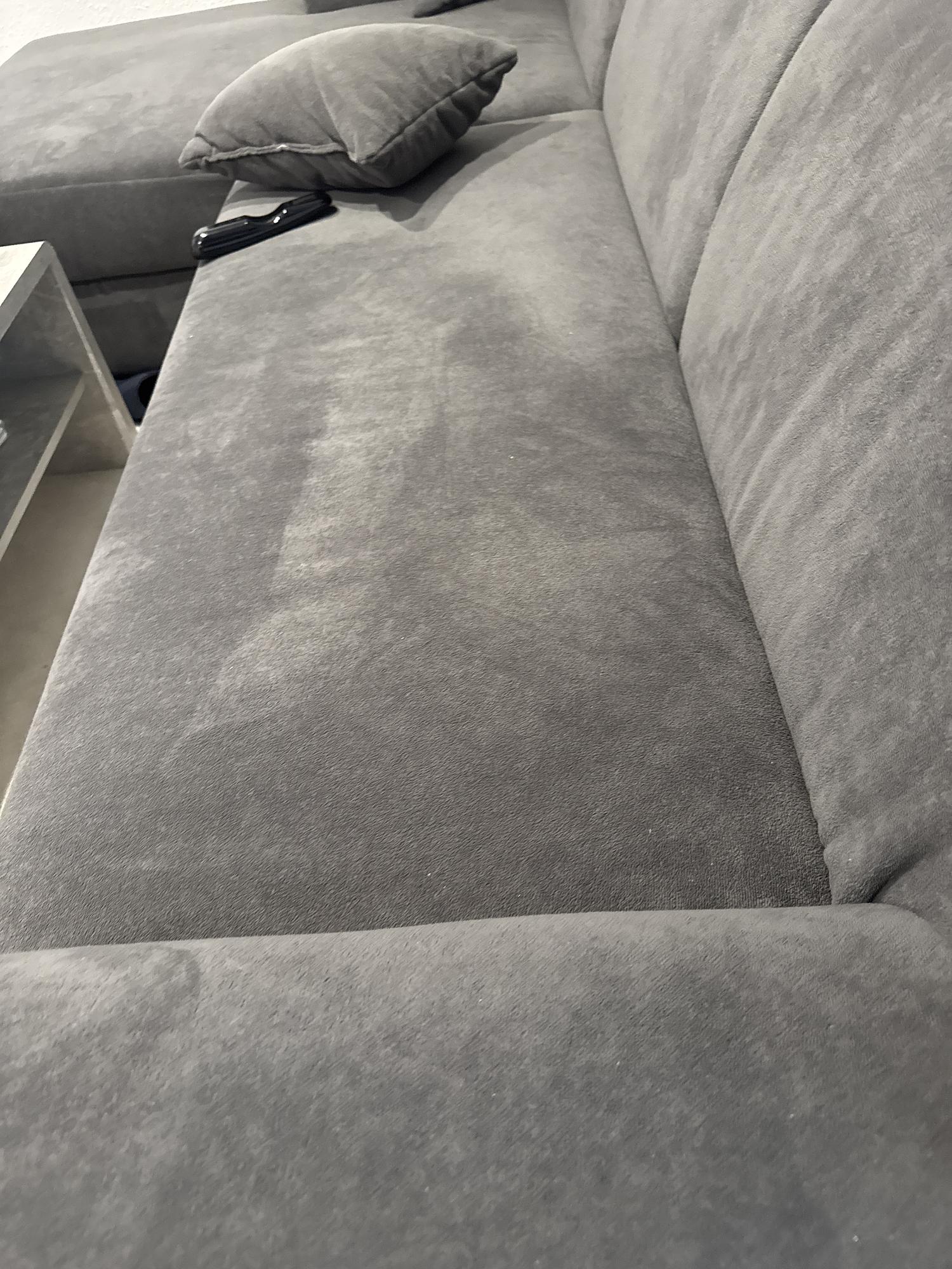 Ecksofa mit Schlaffunktion Grau 8