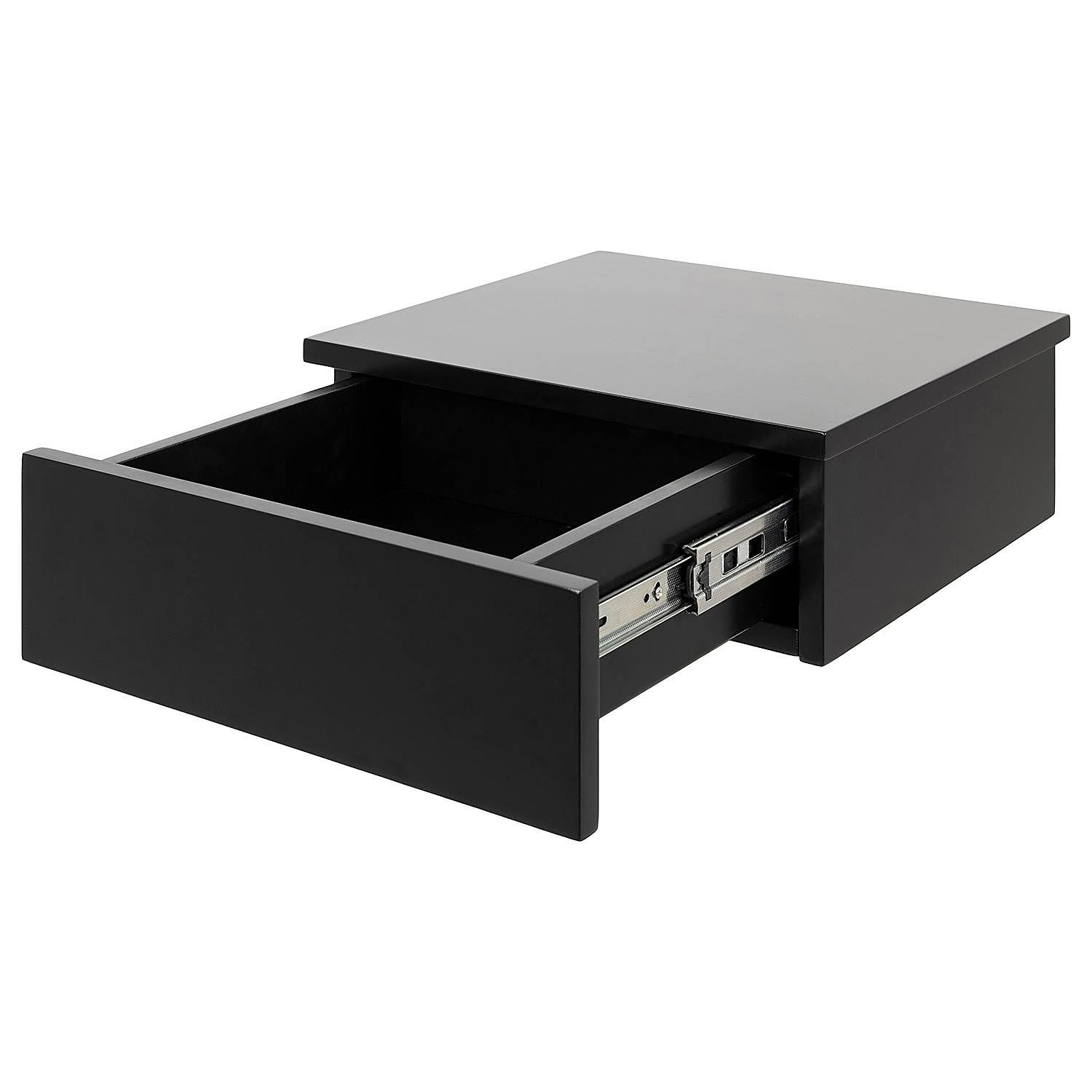 Chartee Hanging Nightstand Black 2