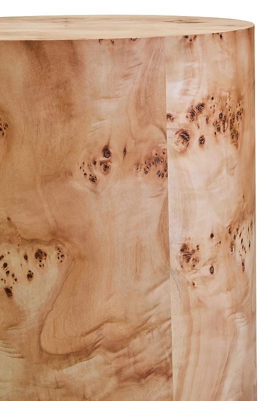 Mota Burl Wood Runder Beistelltisch
 3