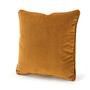 Posh Kissen Velour Matt Amber mit Daunenfüllung 50 x 50 cm 1