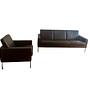 3-Sitzer Jason Sofa &amp; Sessel Leder Braun 3
