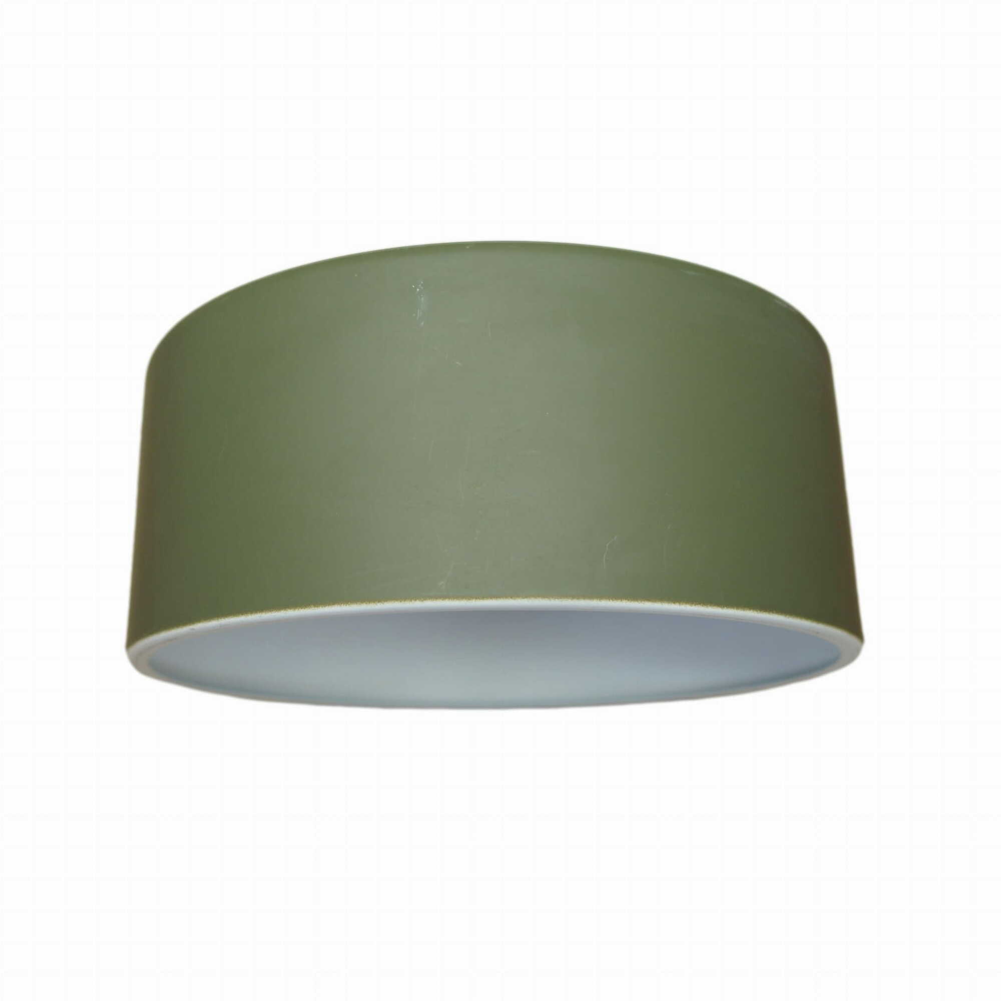 Vintage Pendant Light Metal Green 1990s 0