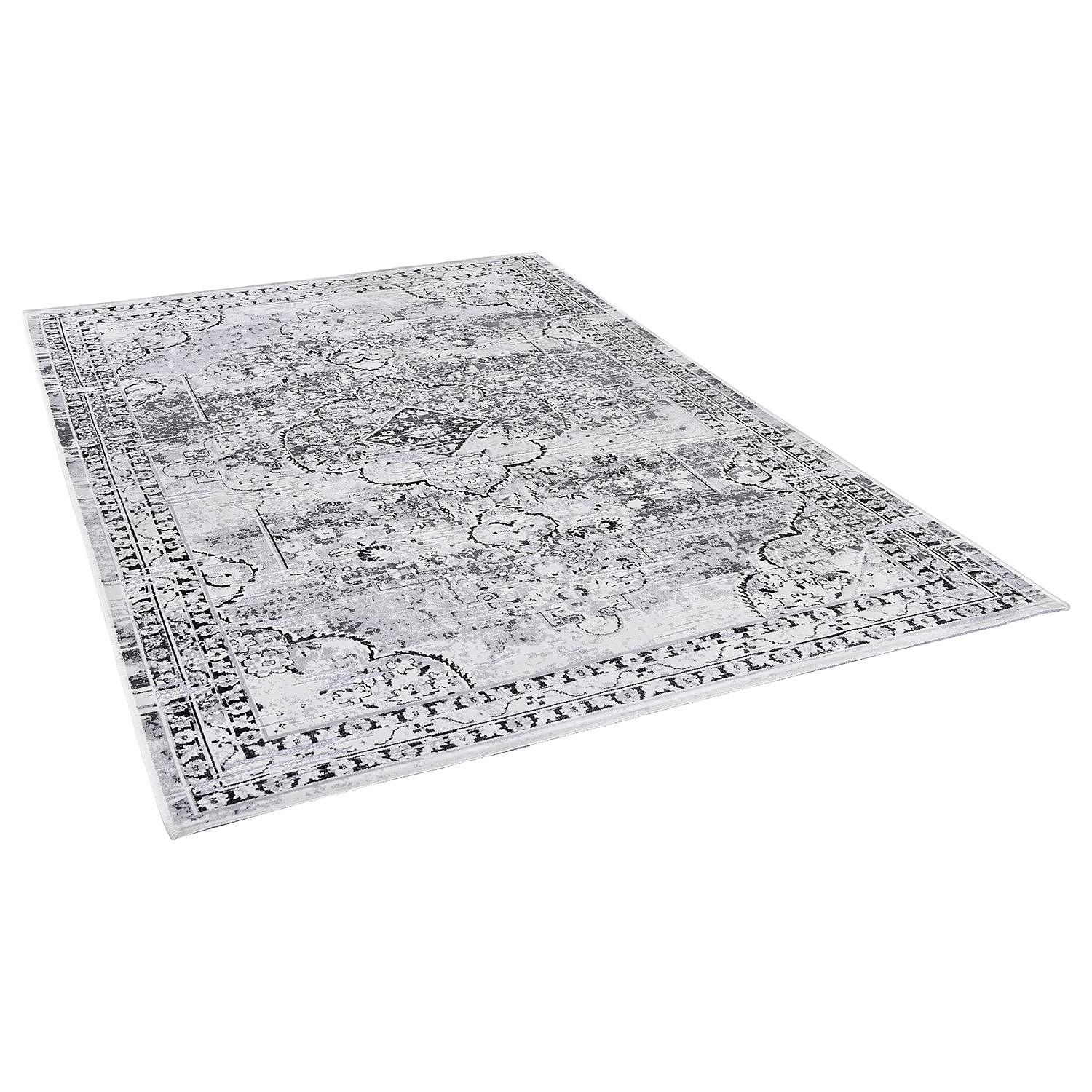 Kurzflorteppich Orelia 105 Silber 75 x 150 cm 1