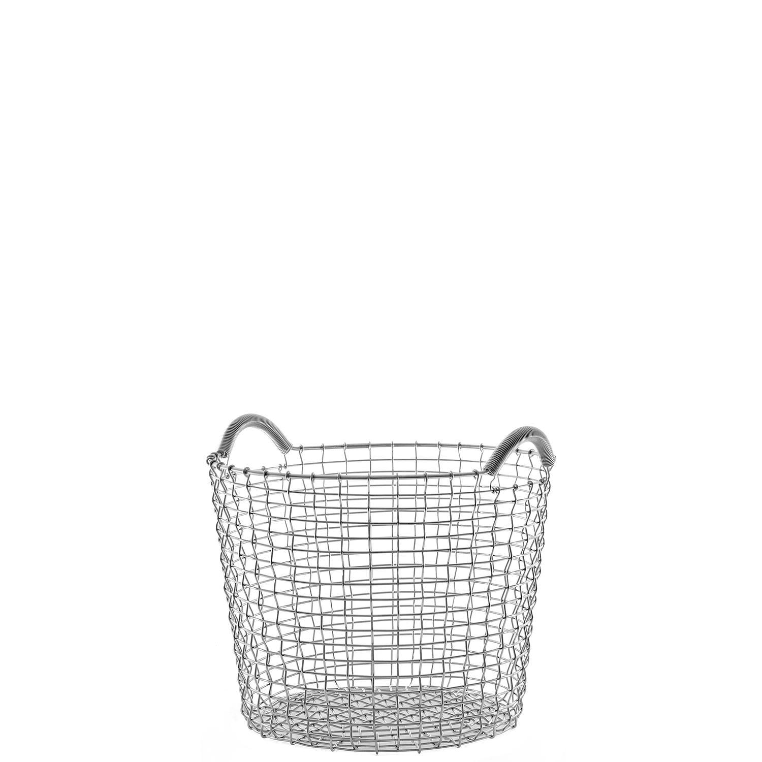 Classic 24 Korb Edelstahl Silber 0