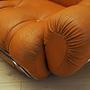 2x Space Age Armchair Orange 1960s 14