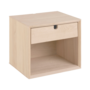 Lund Nachttisch Holz Beige  0