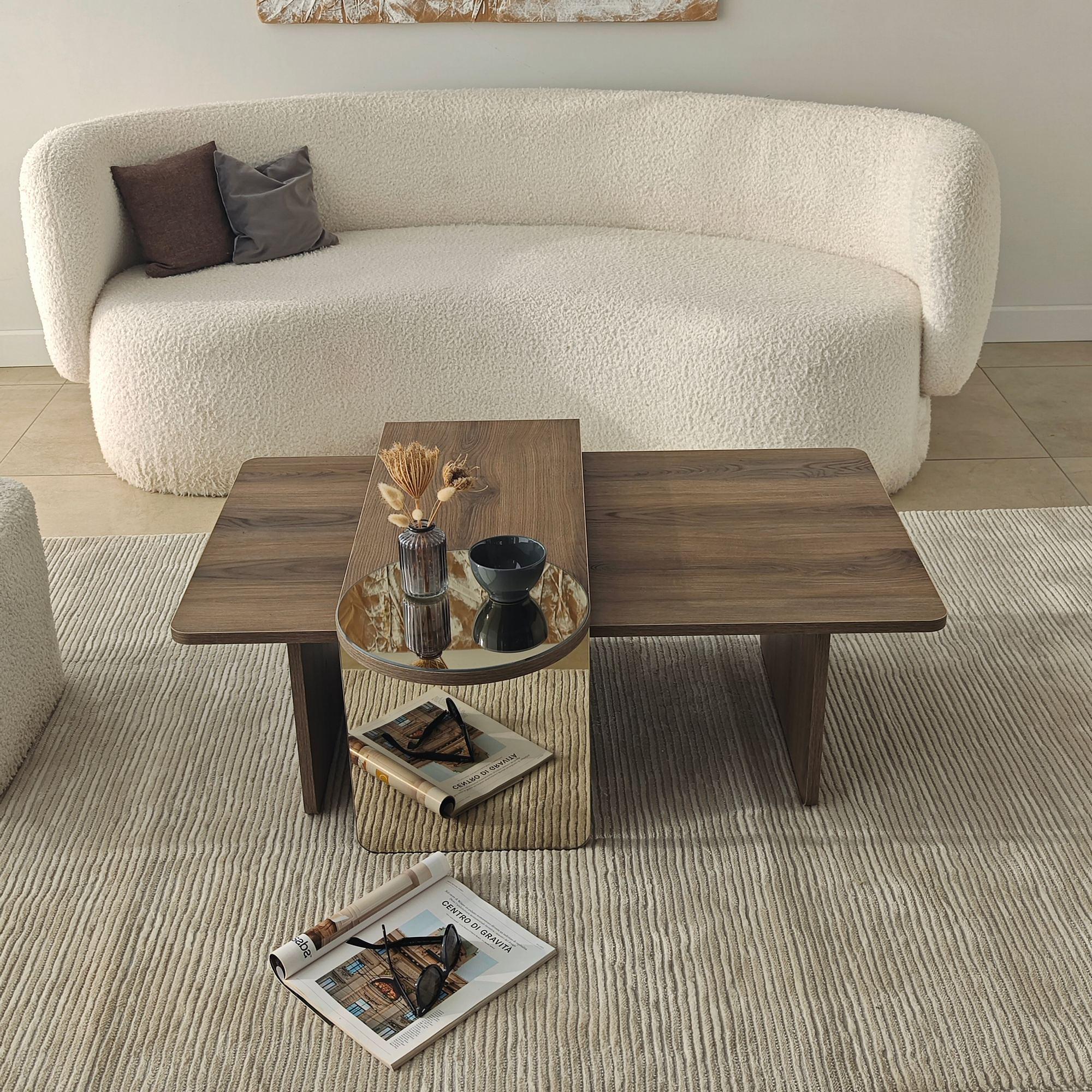 Luna 2 Table Set of 2 Walnut 5
