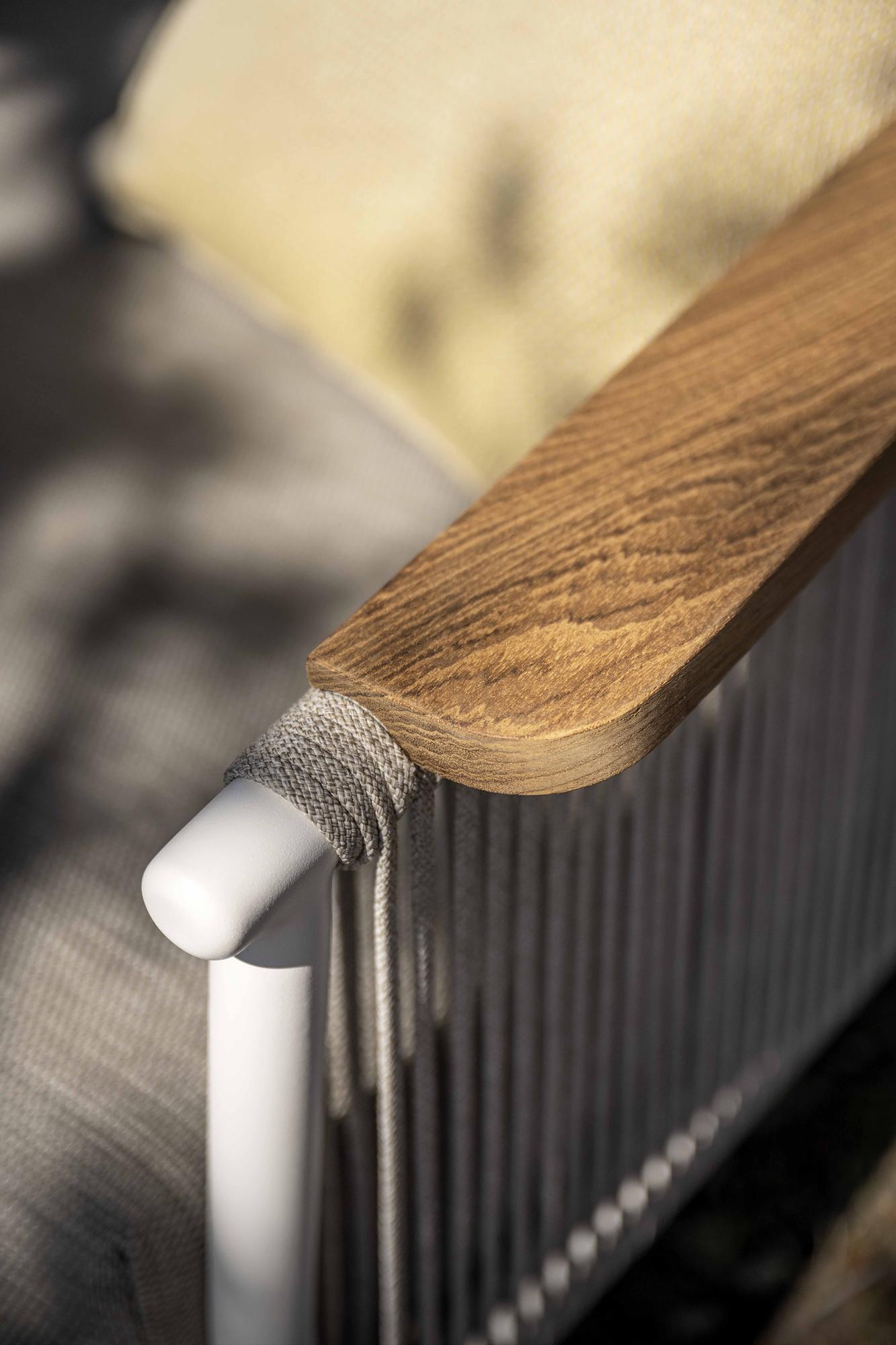 SCOOP Sofa 2-Sitzer Weißes Silber Kissen Wolken 3