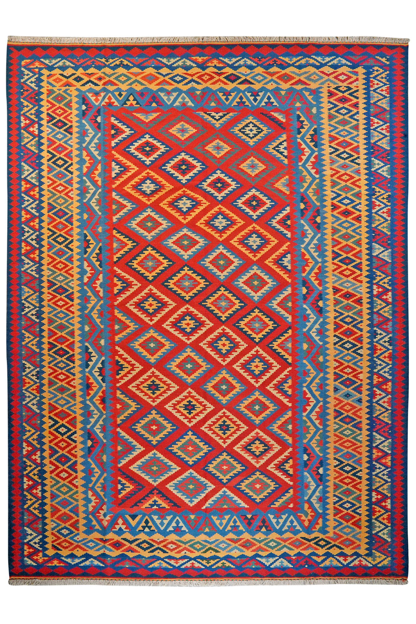 Kilim Gashgai Teppich Mehrfarbig 4