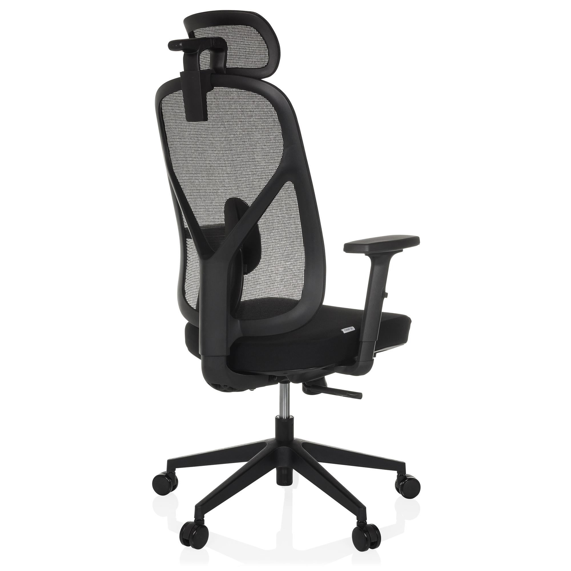 RALOO ECO Bürostuhl Netzstoff Schwarz 8