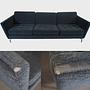 Osaka Sofa Getuftete Sitzfläche Tomelilla Stoff 3144 Blau 3