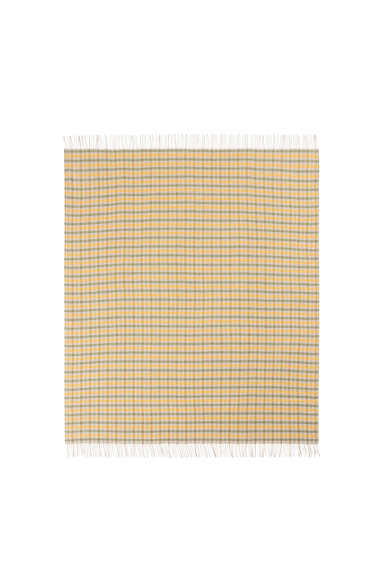Ibiza Cotton Blanket Green Yellow 2