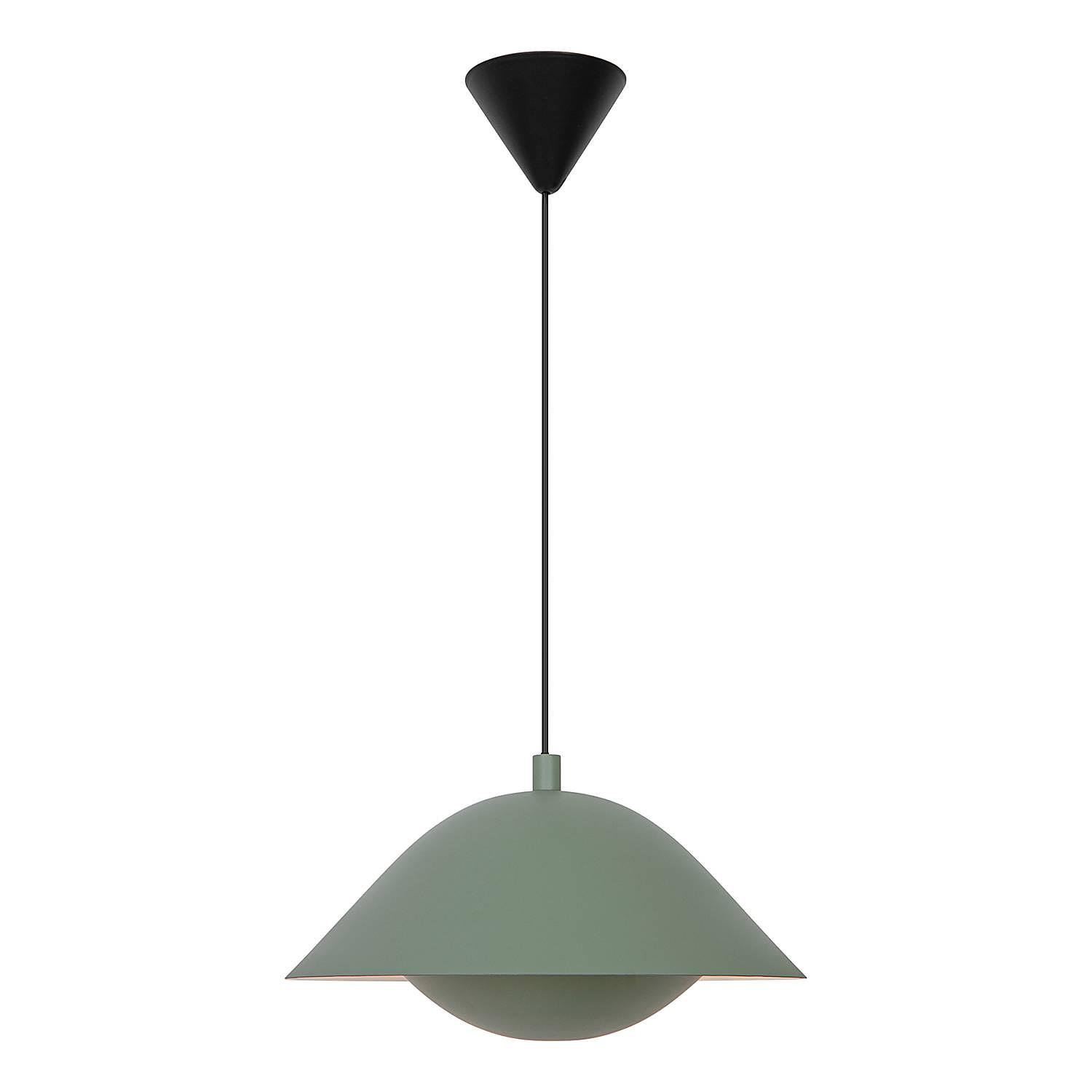 Freya Pendelleuchte Aluminium Olivgrün 1-flammig 3