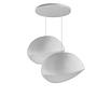 2-Flammig Wabi Sabi Driftgrains Pendelleuchte Weiß 6