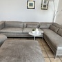 Sofa, Hocker & Pouf Leder Edelstahl Grau 0