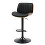 Bar stool Bercoli faux leather black 0