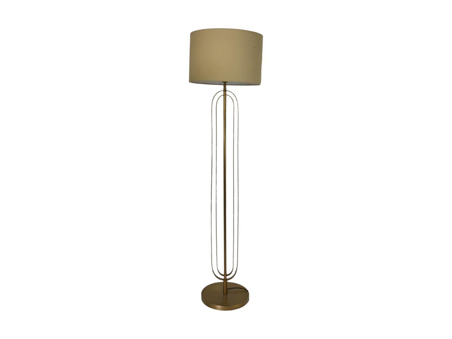 Runder Lampenschirm Beige 3
