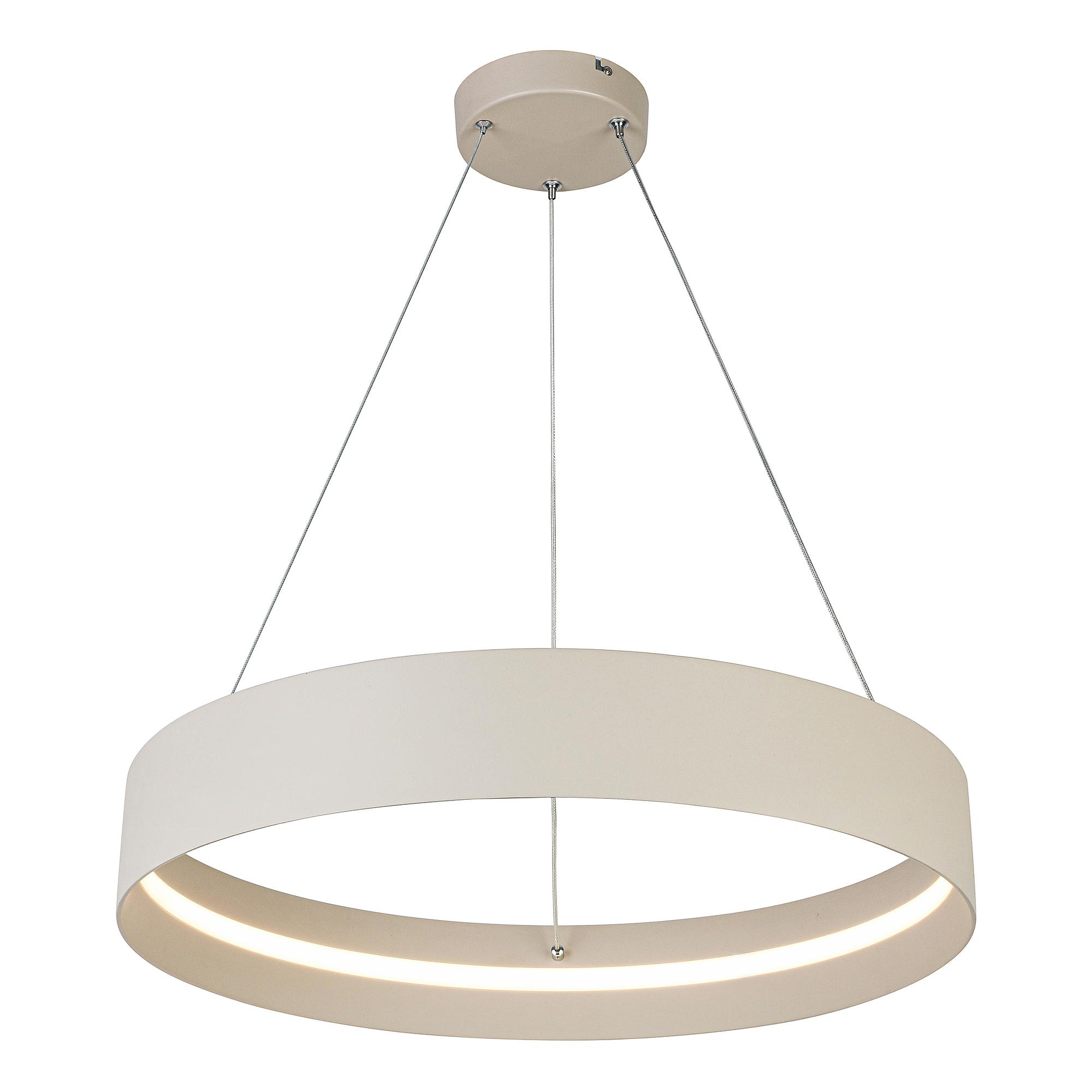 Teresa LED-Pendelleuchte Eisen Beige 4