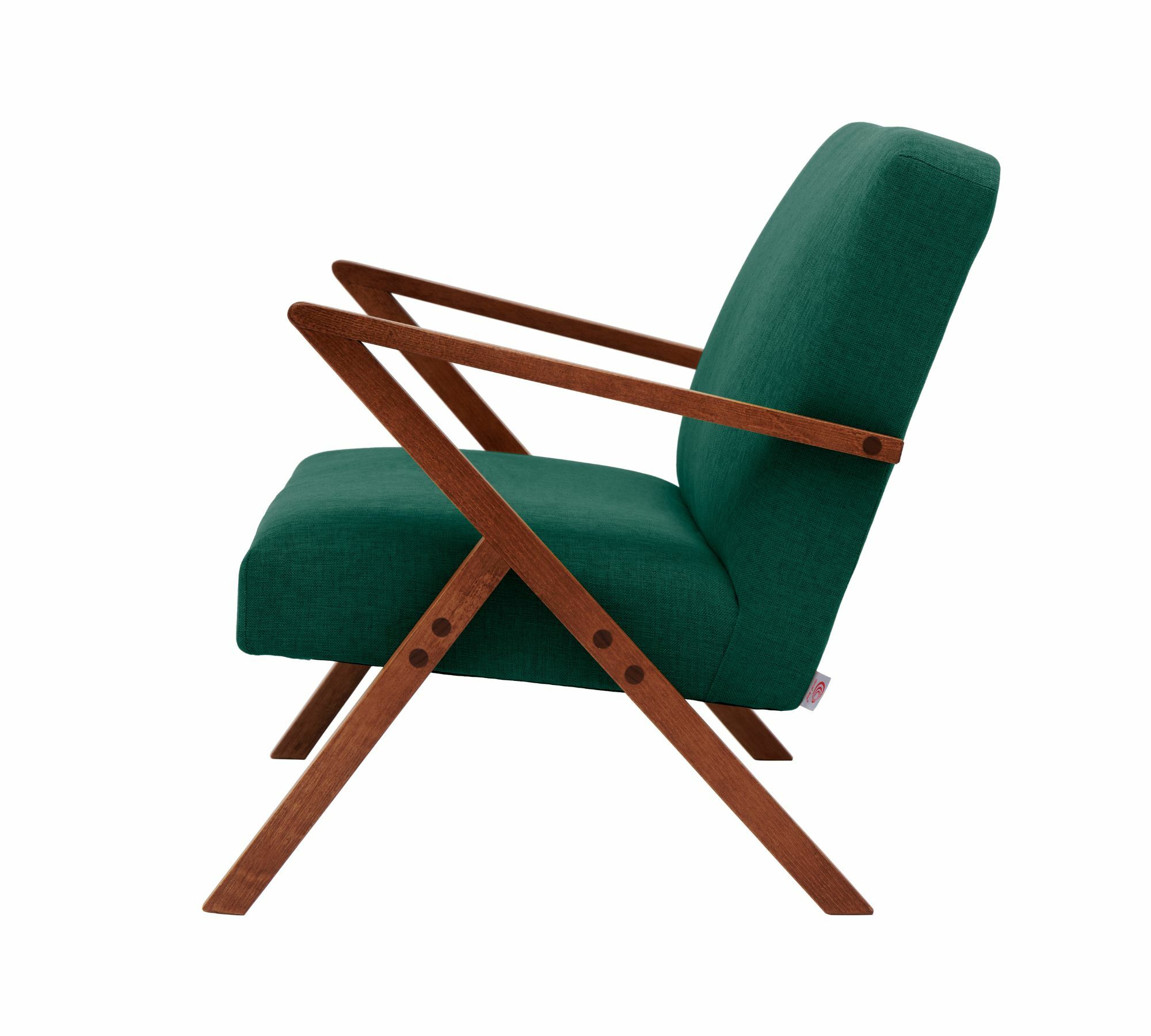 Retrostar Sofa New Life Buche Nussbaumoptik Opalgrün 3