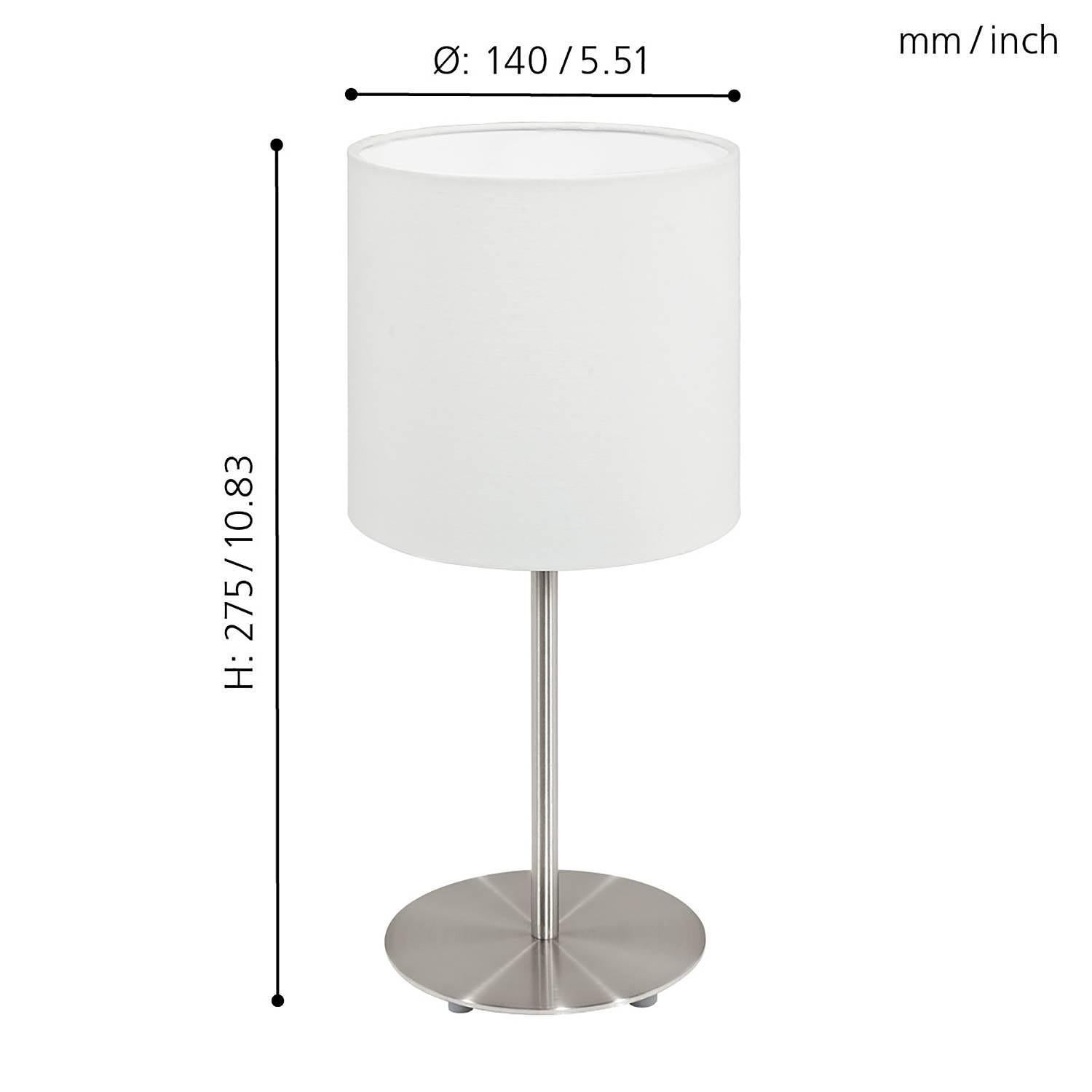 Table lamp Pasteri 1-light White 3