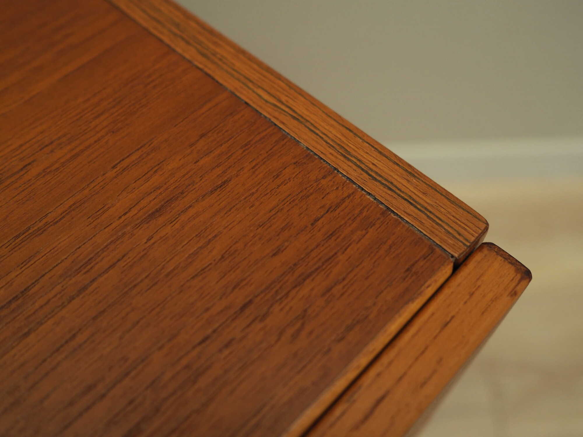 Vintage Kommode Teakholz Braun 1970er Jahre 6