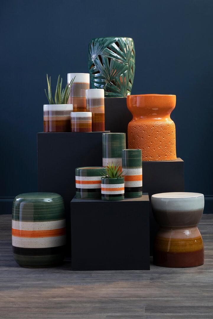 Sorrell Runder Beistelltisch Keramik Grün 2