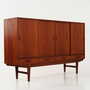 Vintage Sideboard Teak Wood Brown 1970s 6