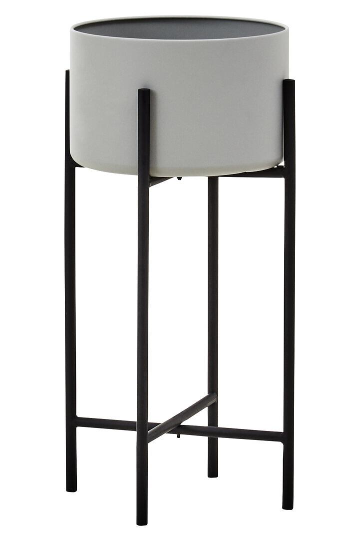 Trosa Large Freestanding Planter Grey Black 1