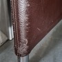 8x Jason 1420 Esszimmerstuhl Leder Metall Braun 7