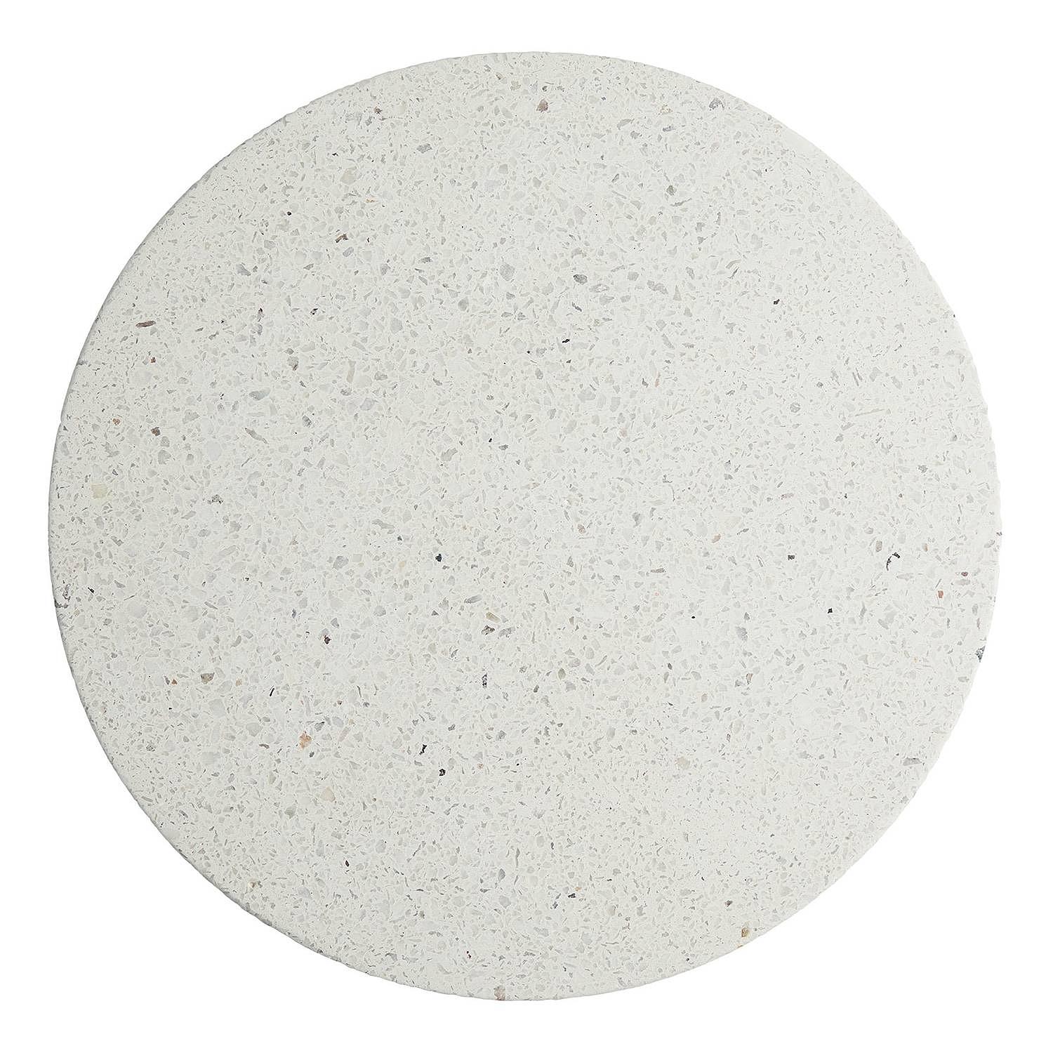 Platzteller Terrazzo Stein Hellgrau 0