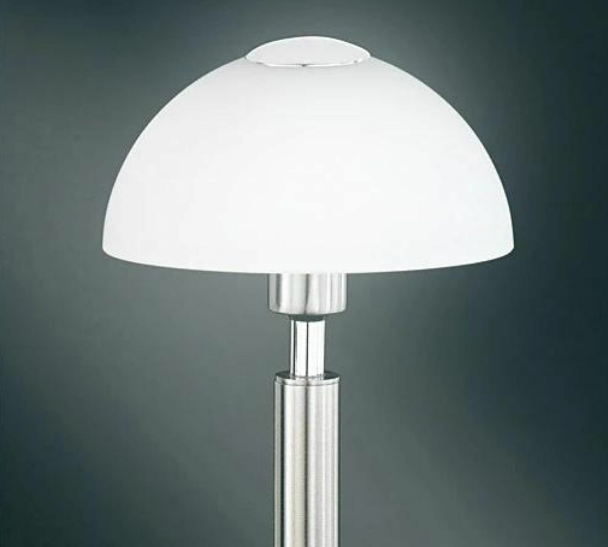 Tischlampe 1-flammig Metall Glas 1