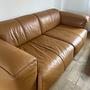 Hudson Sofa Leather Brown 1