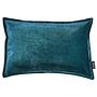 Pillowcase Glam Mixed Fabric Petrol 40 x 60 cm 0