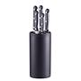 Messerblock-Set Ulka 6-tlg. Schwarz Ø 11cm 0