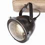 Ceiling light Carmen 3-light Wood Steel 3