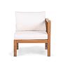 Bayton Corner Lounge Chair Acacia 3