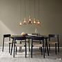 MOME Pendant Light 5-light Smoked Glass Grey 2