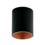 LED ceiling light metal plastic black copper 0