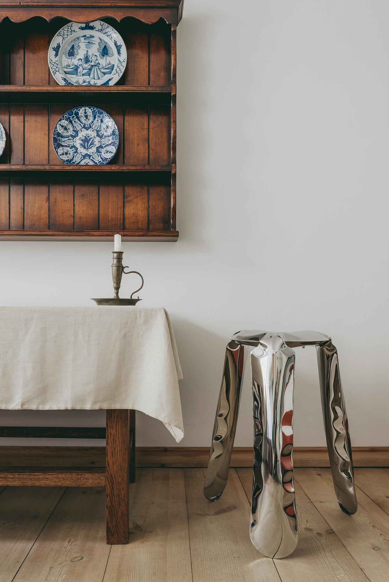 Plopp sgabello da cucina acciaio inox 0