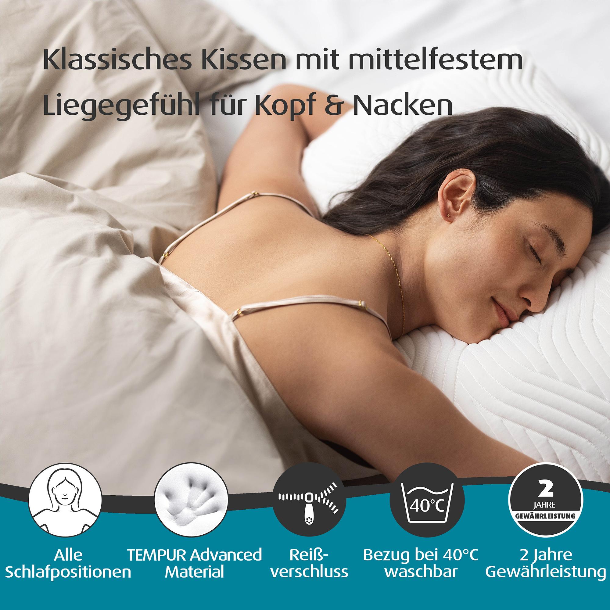 TEMPUR® Kopfkissen Schlafkissen Comfort Medium 4