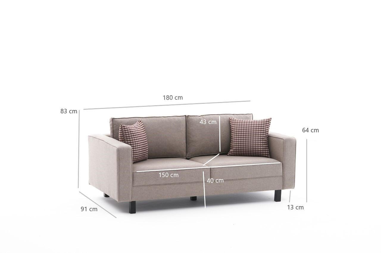 Kale 2-Seater Cream 7
