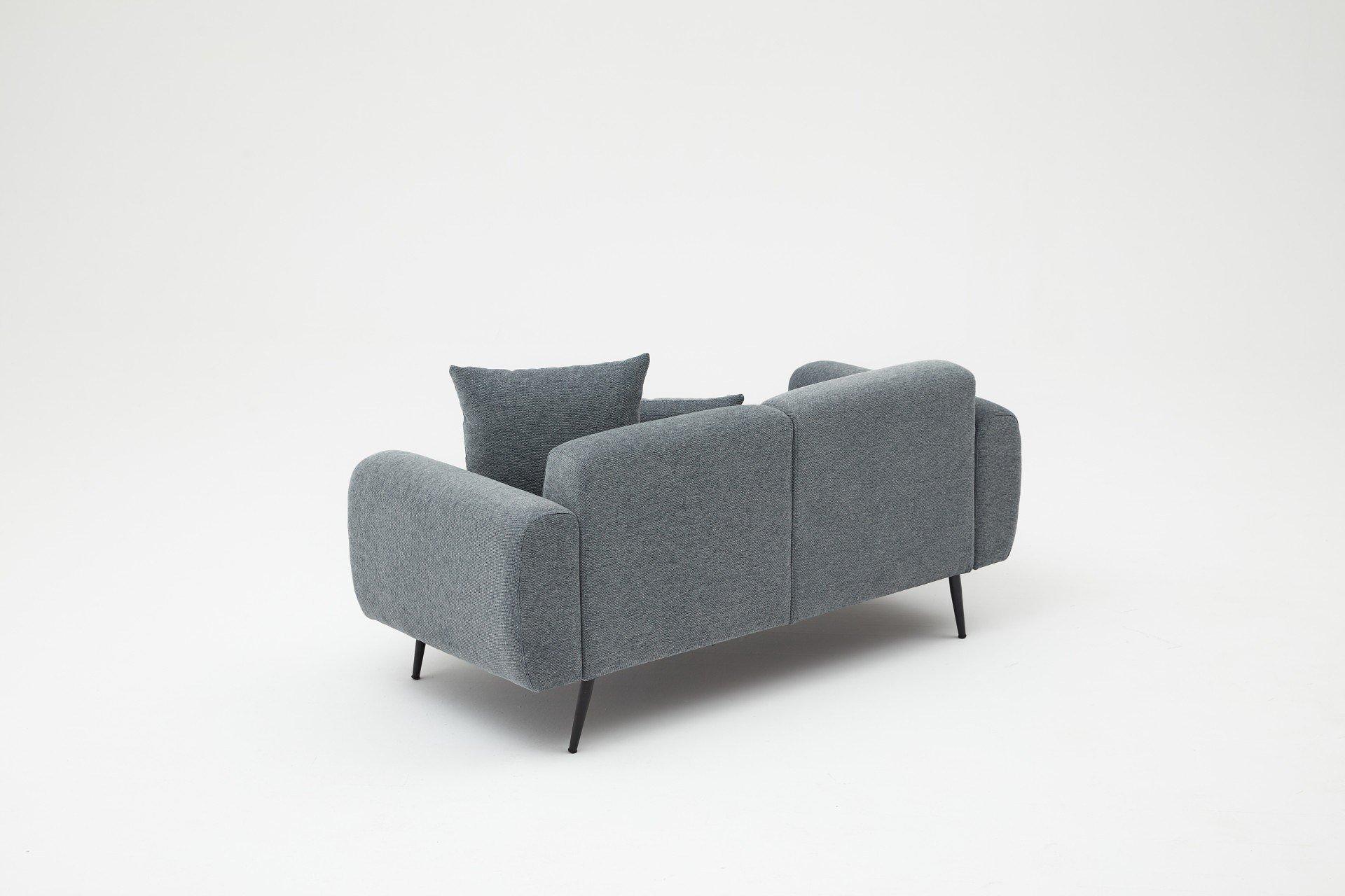 Side Sofa 2-Sitzer Anthrazit 3