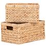 2x Possa Basket Water Hyacinth Brown 2