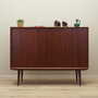 Vintage Highboard Teakholz Braun 1970er Jahre 1