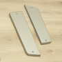 2x Mirror Wood Grey 1960s 3