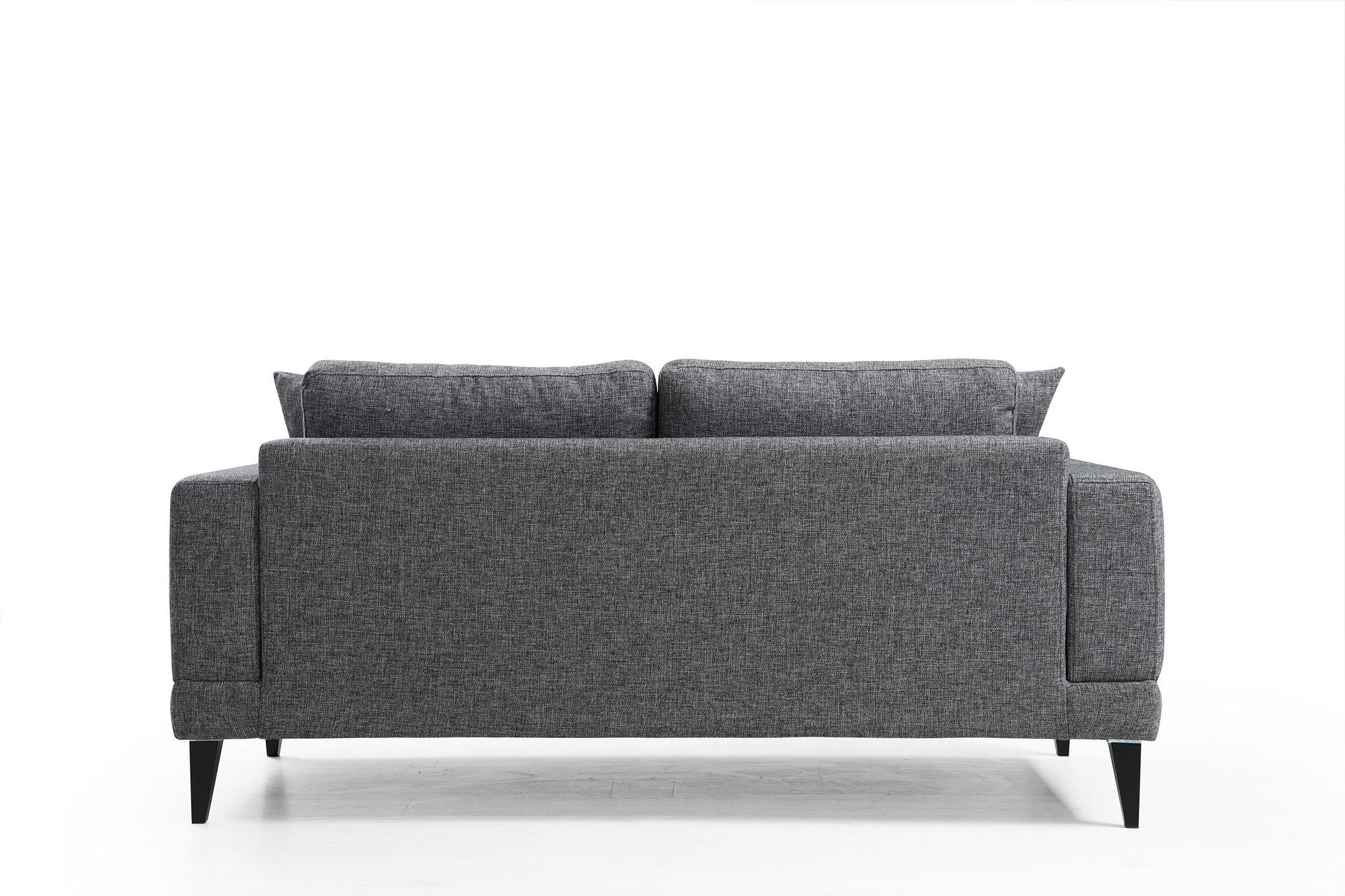 Nordic 2-Seater Sofa Grey 7