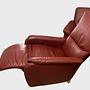 Ecksofa & Sessel Leder Rot 2