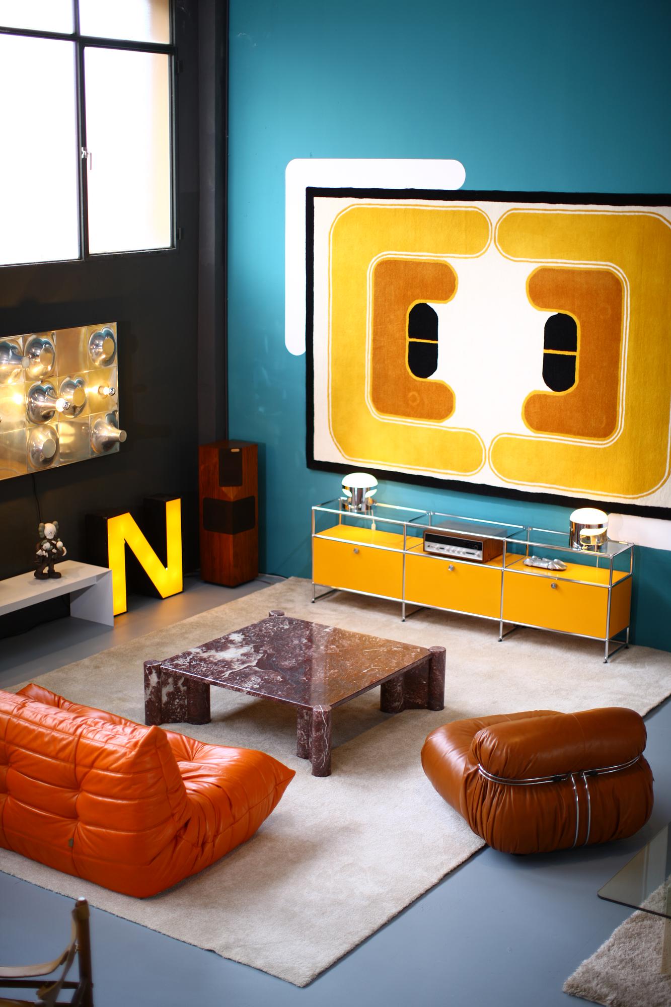 Jumbo Couchtisch Marmor 1965 5